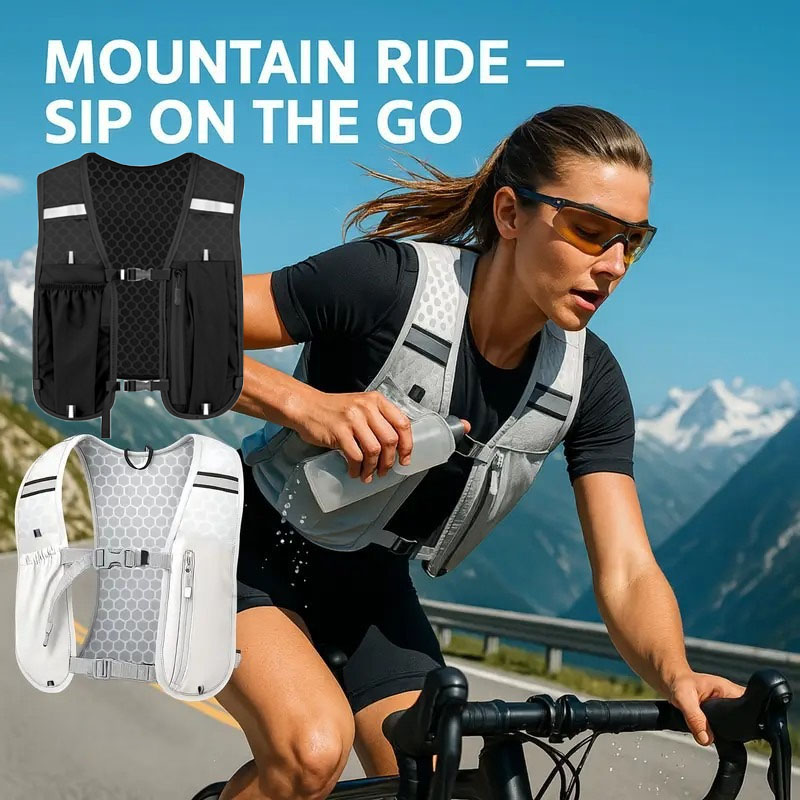 Hydration Vest - Unisex Water Resistant Breathable Sports Vest