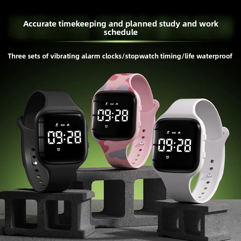 Kids LED Digital Silent Vibrat - Running Watch review and price