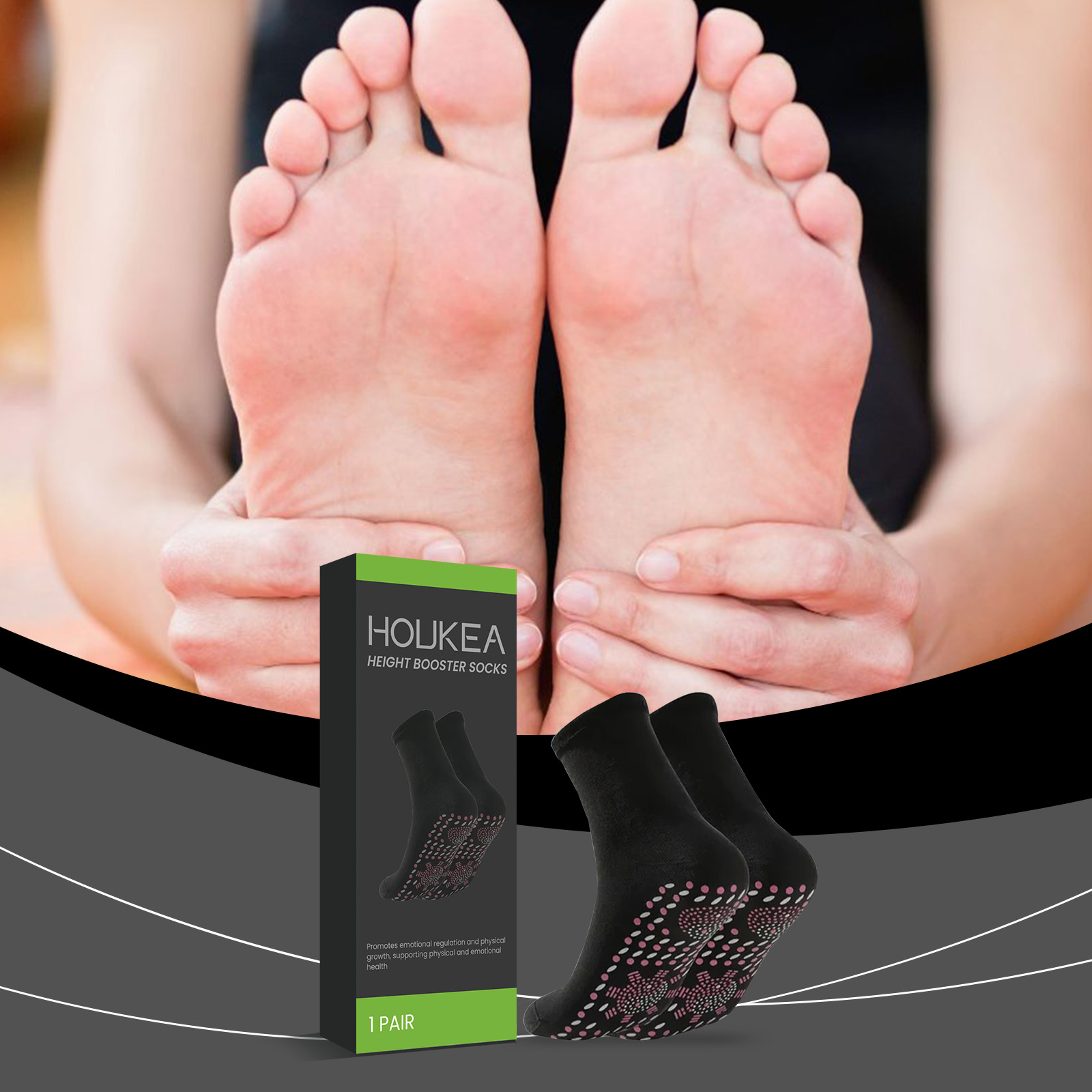 Self-Heating Foot Socks, Skin- - Sports Socks review and price
